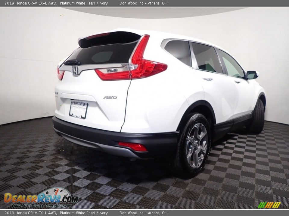 2019 Honda CR-V EX-L AWD Platinum White Pearl / Ivory Photo #16