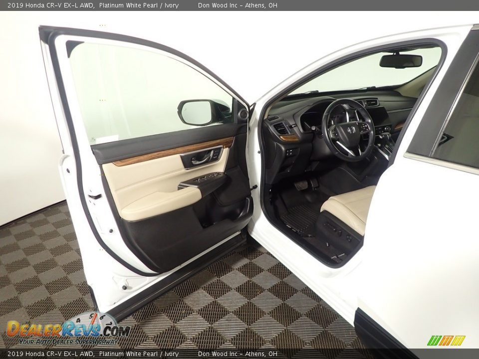 2019 Honda CR-V EX-L AWD Platinum White Pearl / Ivory Photo #18
