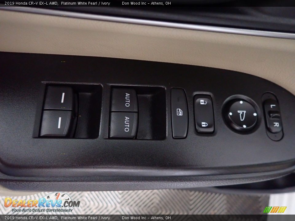 2019 Honda CR-V EX-L AWD Platinum White Pearl / Ivory Photo #19