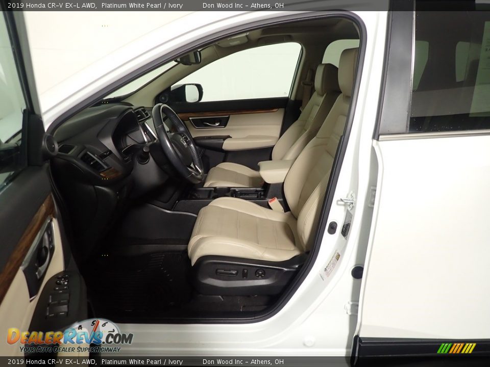 2019 Honda CR-V EX-L AWD Platinum White Pearl / Ivory Photo #20