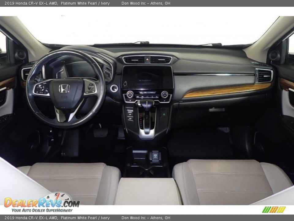 2019 Honda CR-V EX-L AWD Platinum White Pearl / Ivory Photo #22