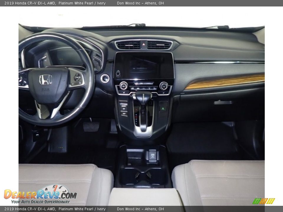 2019 Honda CR-V EX-L AWD Platinum White Pearl / Ivory Photo #23