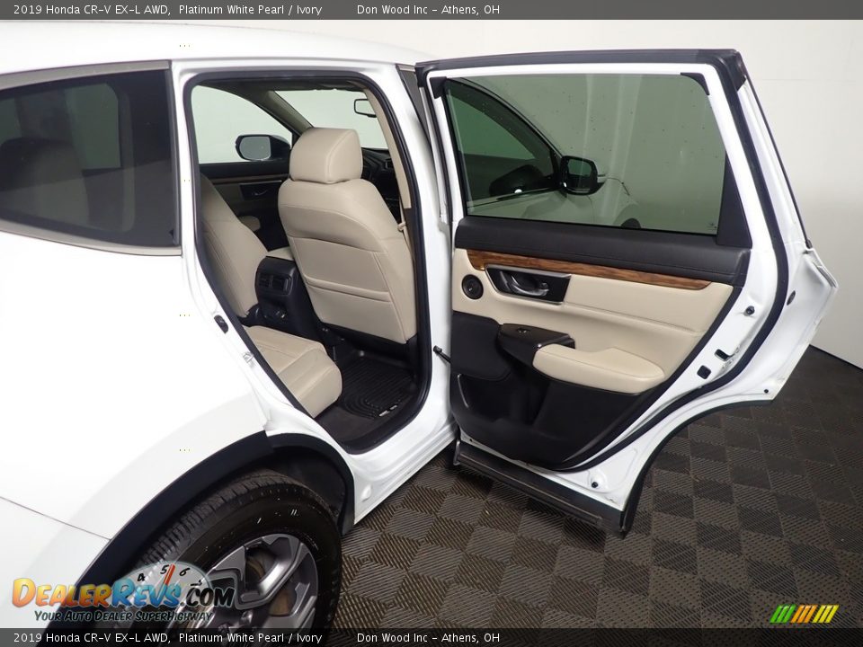 2019 Honda CR-V EX-L AWD Platinum White Pearl / Ivory Photo #34