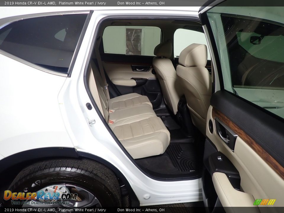 2019 Honda CR-V EX-L AWD Platinum White Pearl / Ivory Photo #35