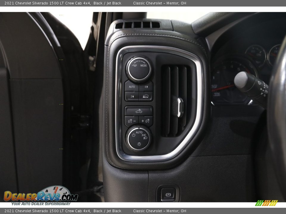 2021 Chevrolet Silverado 1500 LT Crew Cab 4x4 Black / Jet Black Photo #6