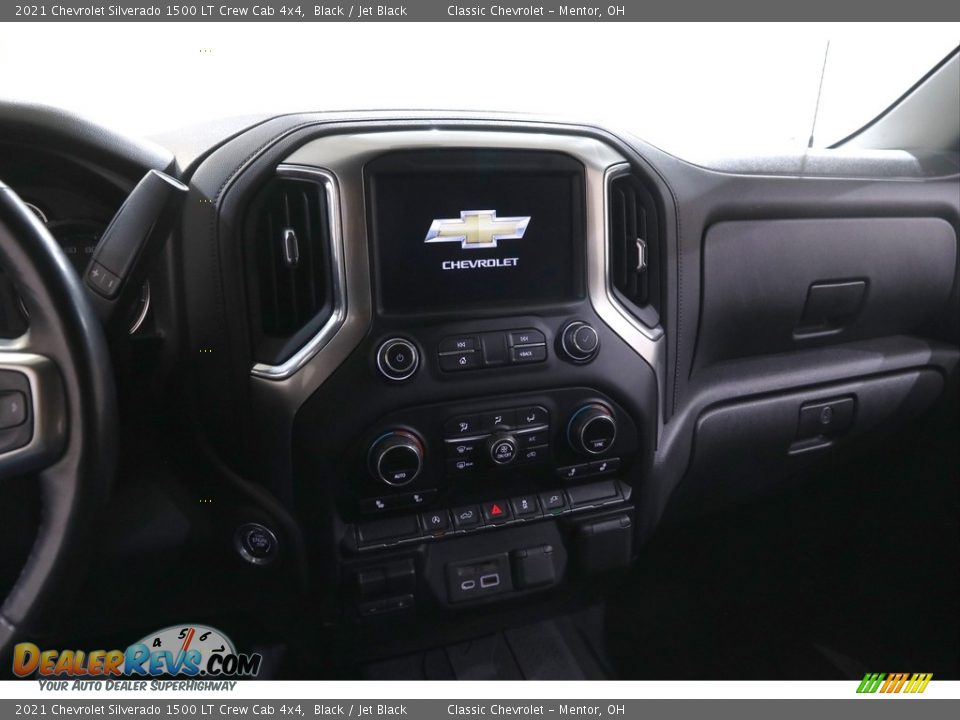 2021 Chevrolet Silverado 1500 LT Crew Cab 4x4 Black / Jet Black Photo #10