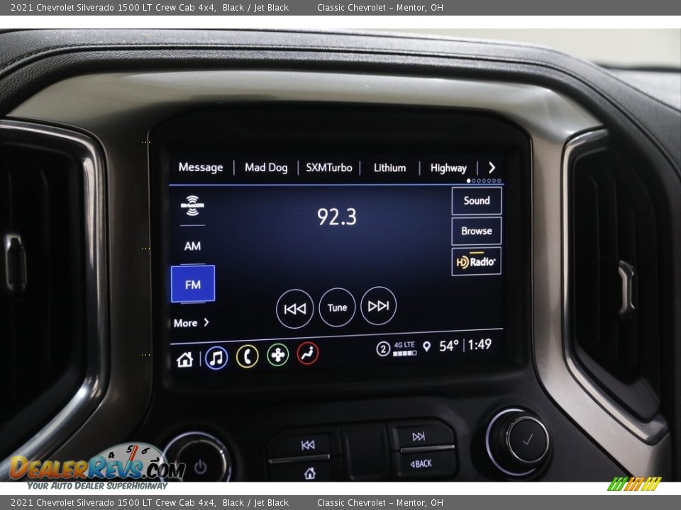 2021 Chevrolet Silverado 1500 LT Crew Cab 4x4 Black / Jet Black Photo #11