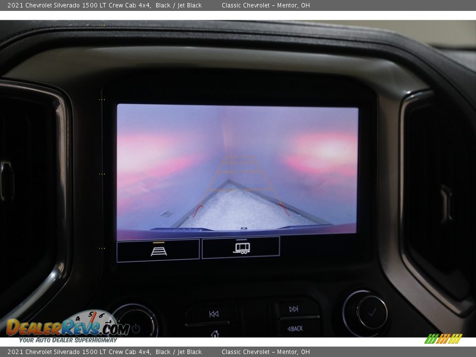2021 Chevrolet Silverado 1500 LT Crew Cab 4x4 Black / Jet Black Photo #14