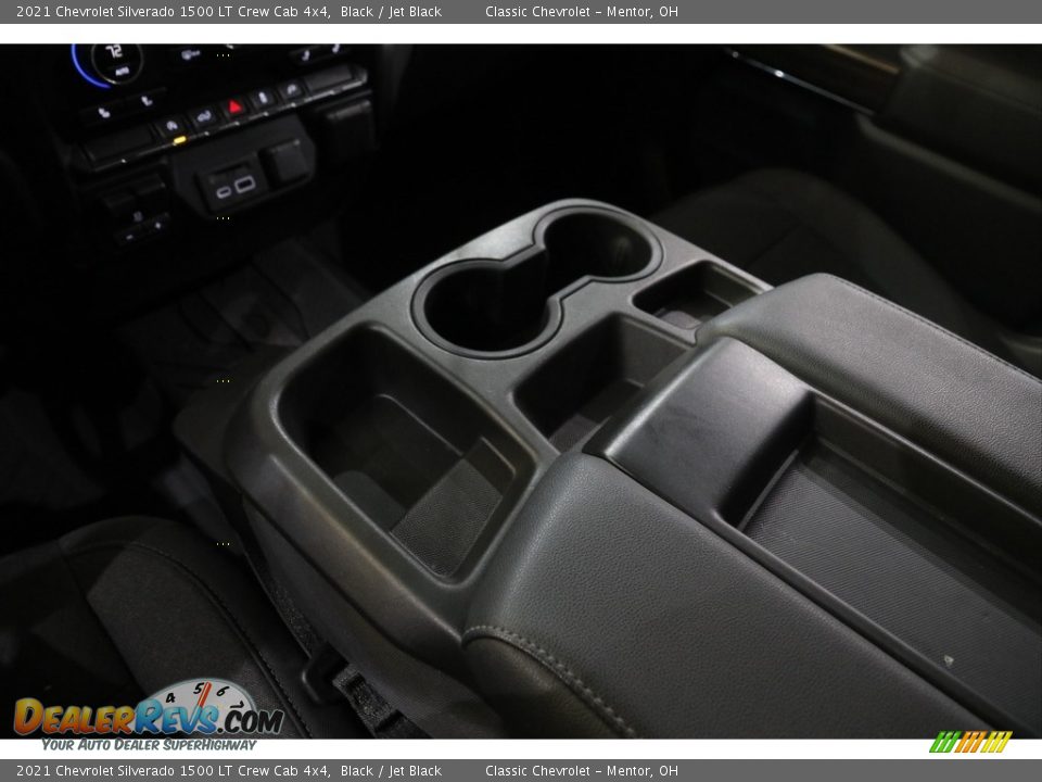 2021 Chevrolet Silverado 1500 LT Crew Cab 4x4 Black / Jet Black Photo #16