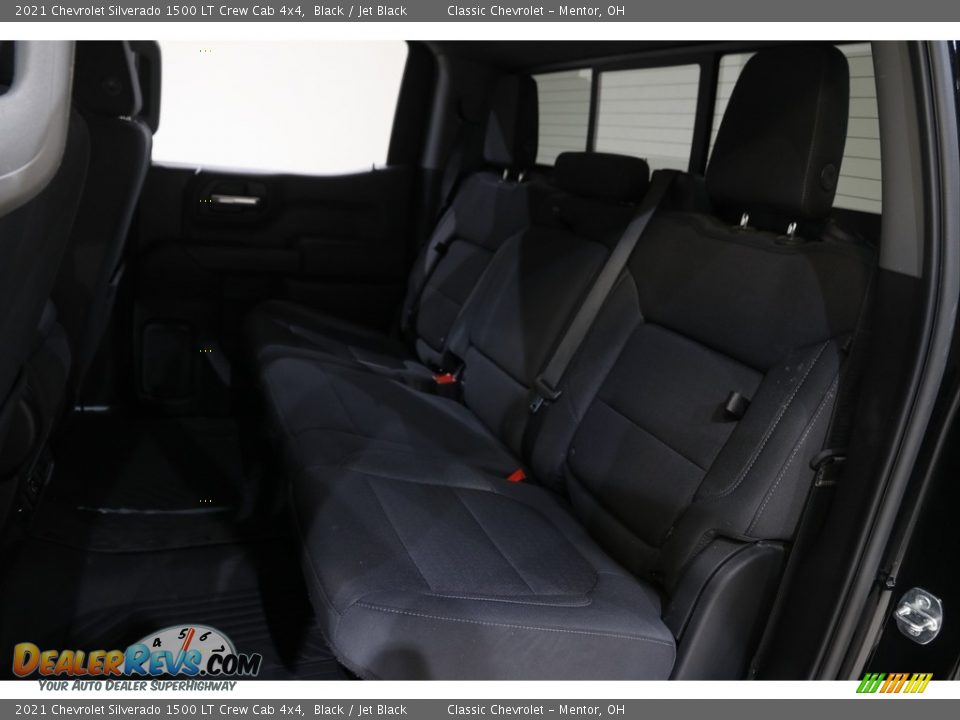 2021 Chevrolet Silverado 1500 LT Crew Cab 4x4 Black / Jet Black Photo #19
