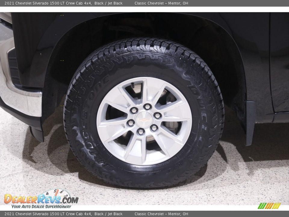 2021 Chevrolet Silverado 1500 LT Crew Cab 4x4 Black / Jet Black Photo #22
