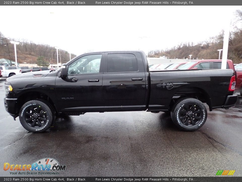 Black 2023 Ram 2500 Big Horn Crew Cab 4x4 Photo #2