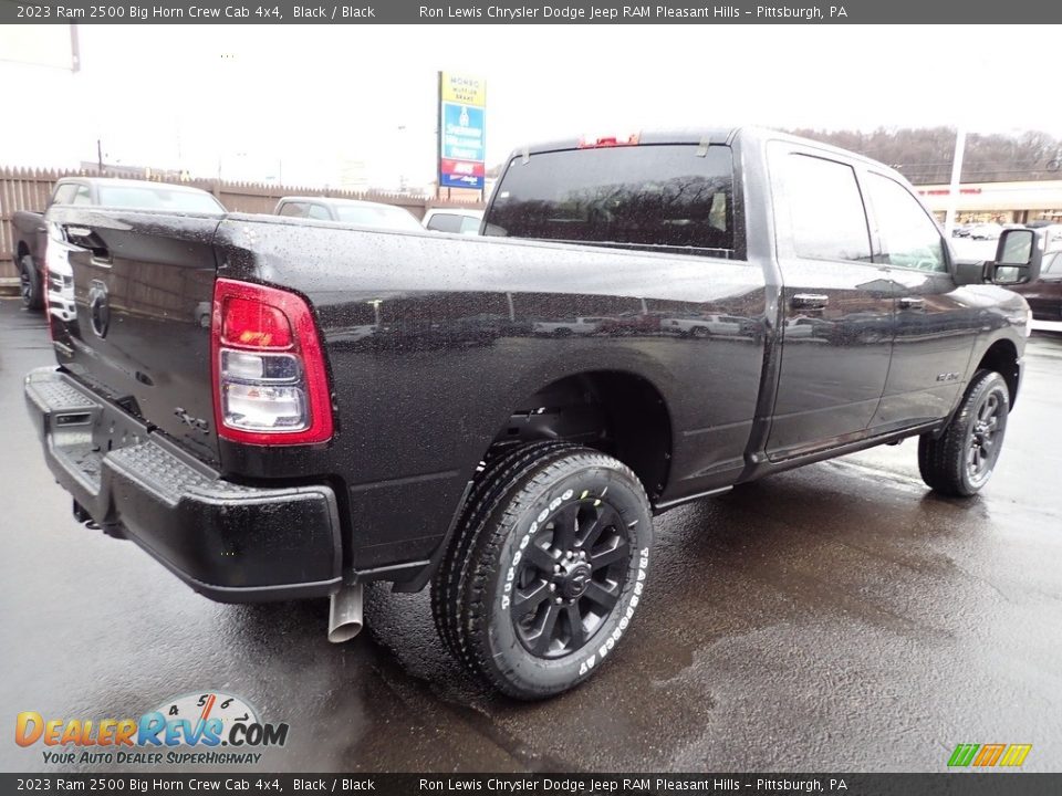 2023 Ram 2500 Big Horn Crew Cab 4x4 Black / Black Photo #7