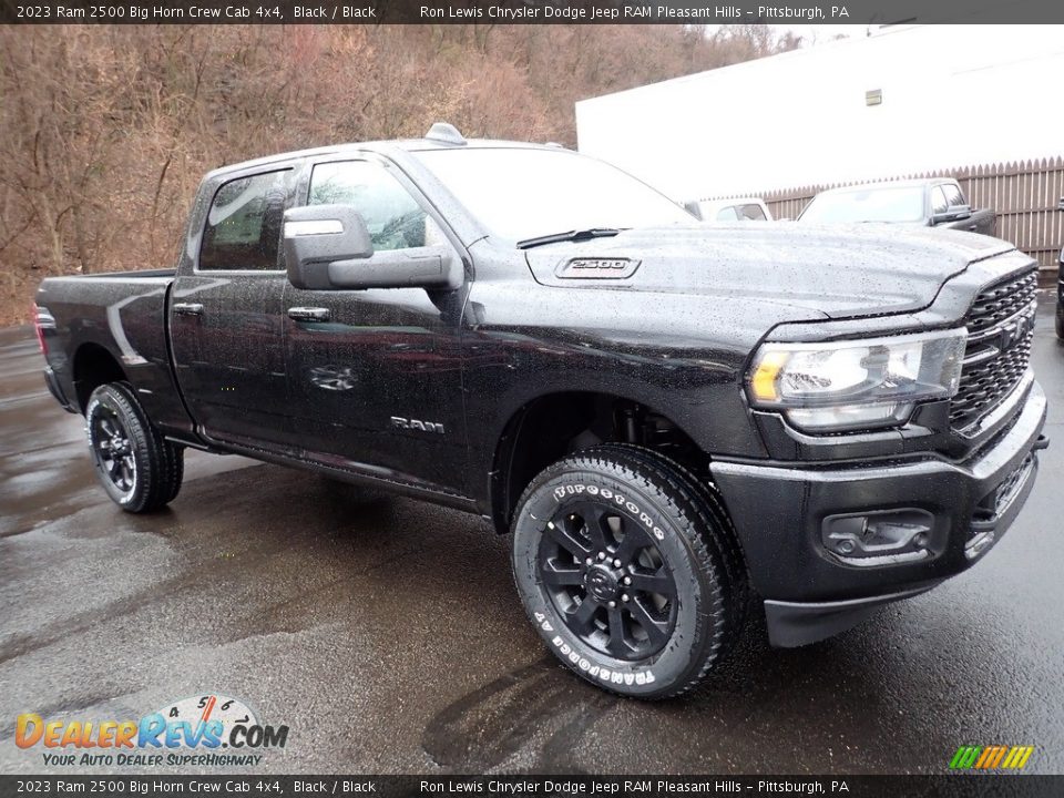 2023 Ram 2500 Big Horn Crew Cab 4x4 Black / Black Photo #9