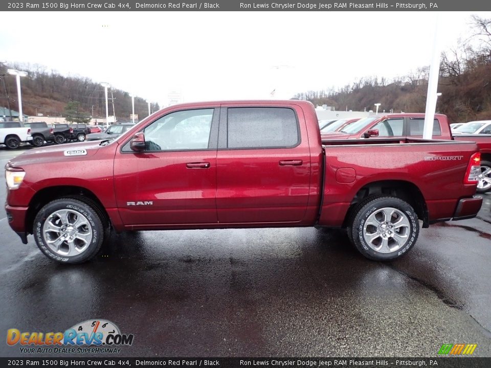 2023 Ram 1500 Big Horn Crew Cab 4x4 Delmonico Red Pearl / Black Photo #2