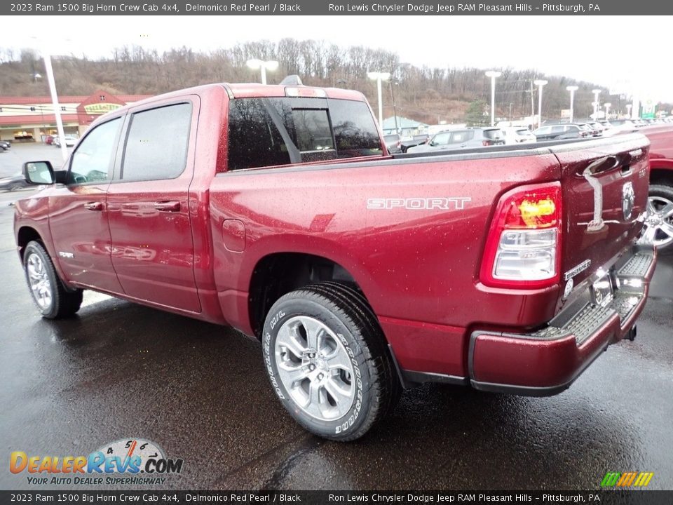 2023 Ram 1500 Big Horn Crew Cab 4x4 Delmonico Red Pearl / Black Photo #3