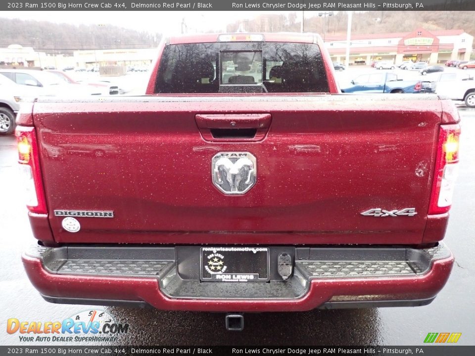 2023 Ram 1500 Big Horn Crew Cab 4x4 Delmonico Red Pearl / Black Photo #4