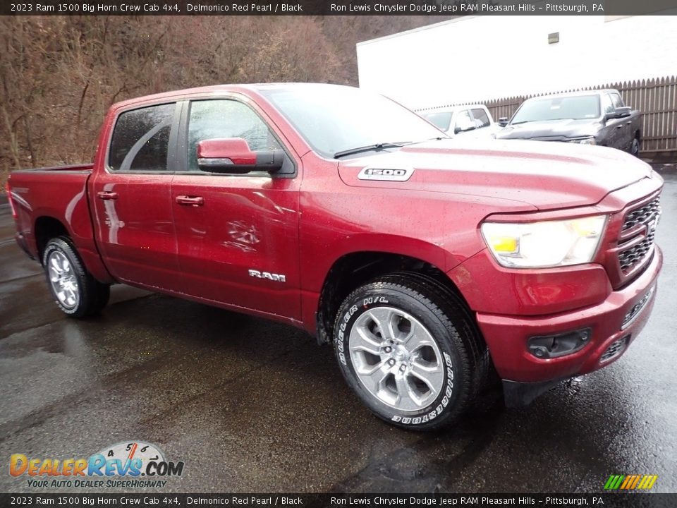 2023 Ram 1500 Big Horn Crew Cab 4x4 Delmonico Red Pearl / Black Photo #8