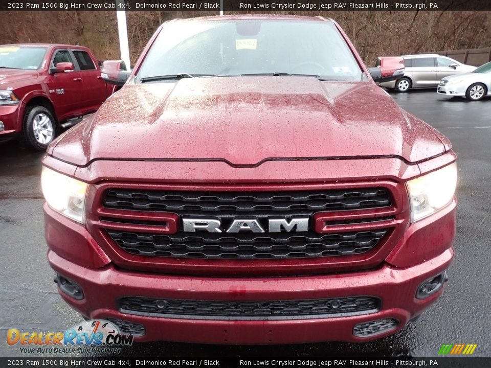 2023 Ram 1500 Big Horn Crew Cab 4x4 Delmonico Red Pearl / Black Photo #9