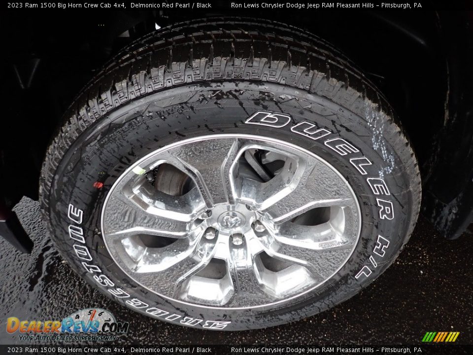 2023 Ram 1500 Big Horn Crew Cab 4x4 Delmonico Red Pearl / Black Photo #10