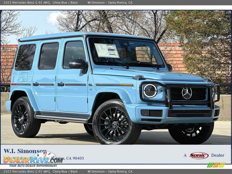 2023 Mercedes-Benz G 63 AMG China Blue / Black Photo #1