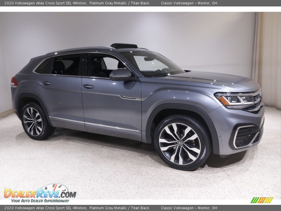 Platinum Gray Metallic 2020 Volkswagen Atlas Cross Sport SEL 4Motion Photo #1