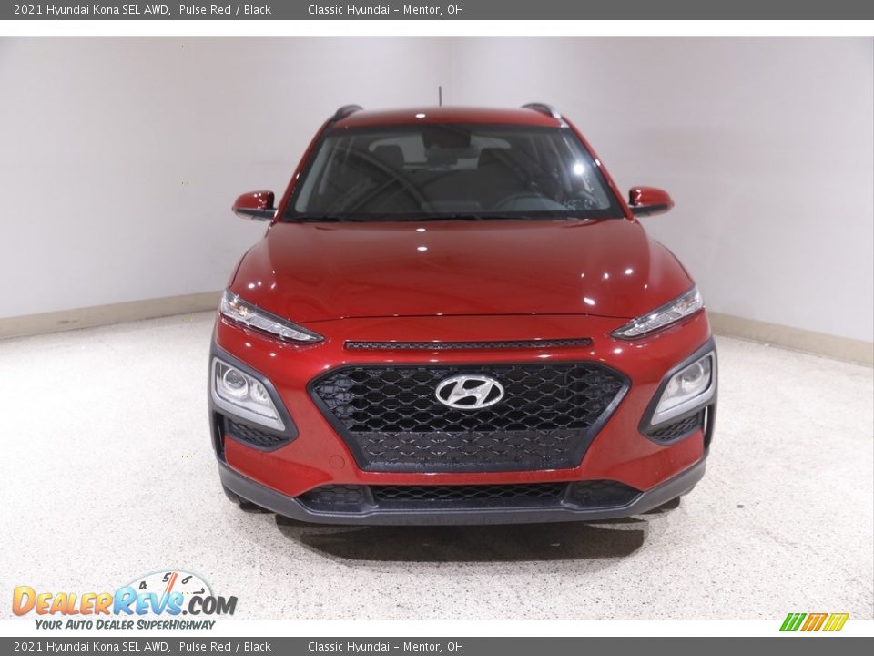 2021 Hyundai Kona SEL AWD Pulse Red / Black Photo #2