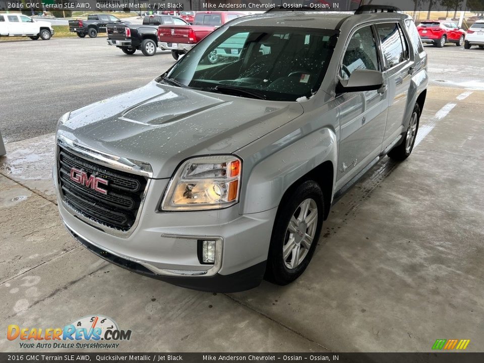 2016 GMC Terrain SLE AWD Quicksilver Metallic / Jet Black Photo #2