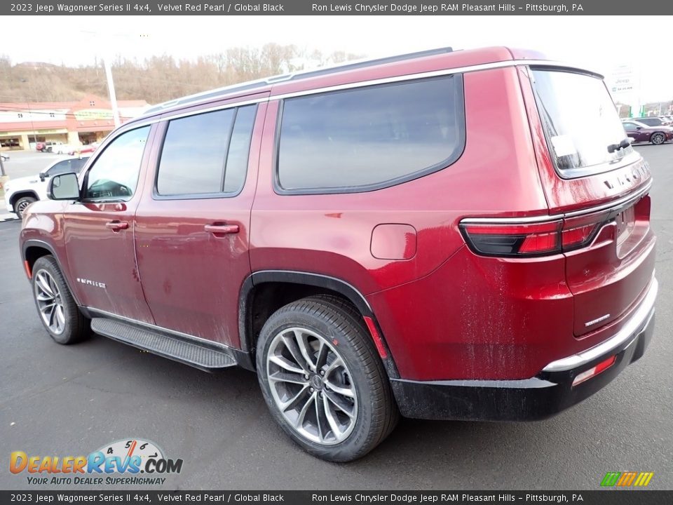 2023 Jeep Wagoneer Series II 4x4 Velvet Red Pearl / Global Black Photo #3