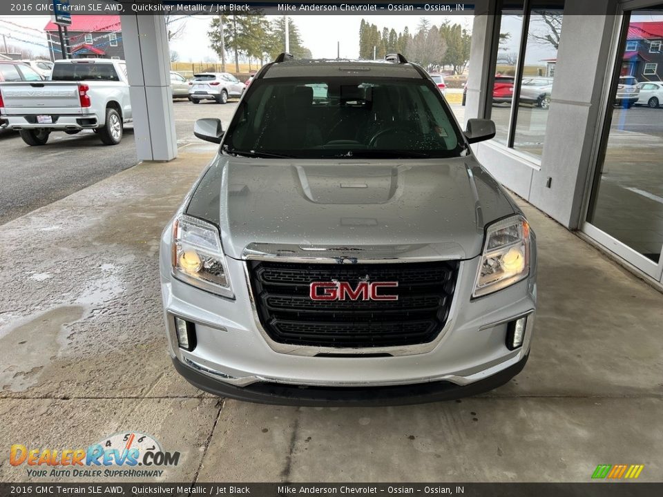 2016 GMC Terrain SLE AWD Quicksilver Metallic / Jet Black Photo #3