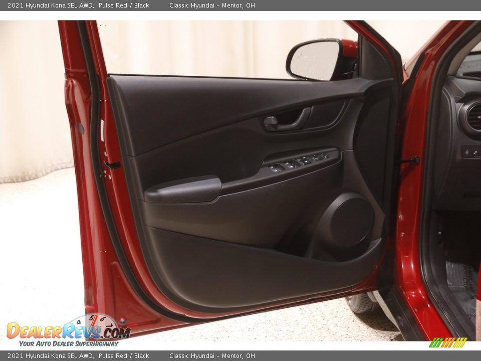 2021 Hyundai Kona SEL AWD Pulse Red / Black Photo #4