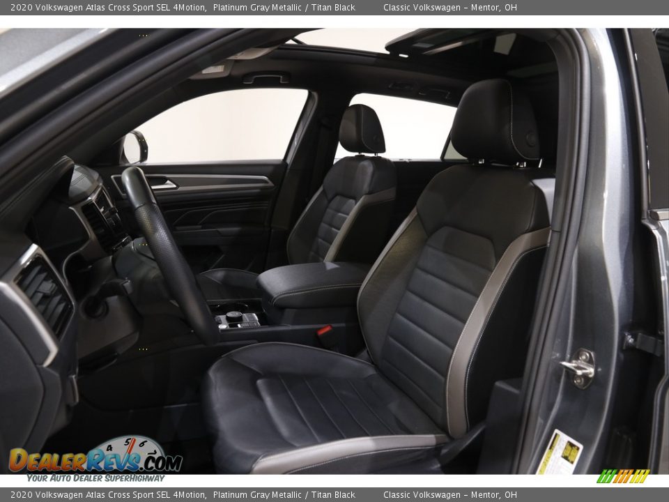 Front Seat of 2020 Volkswagen Atlas Cross Sport SEL 4Motion Photo #5