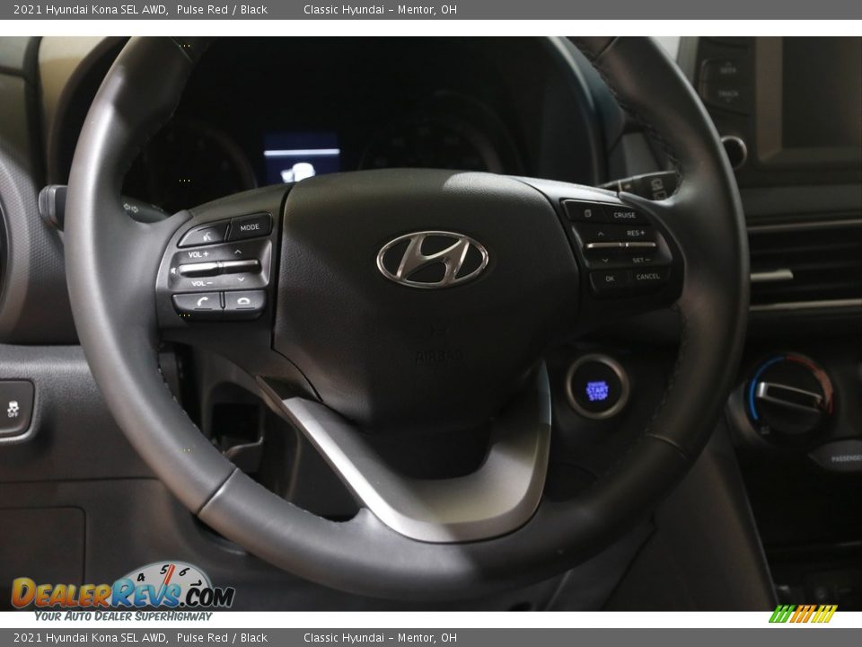 2021 Hyundai Kona SEL AWD Pulse Red / Black Photo #7