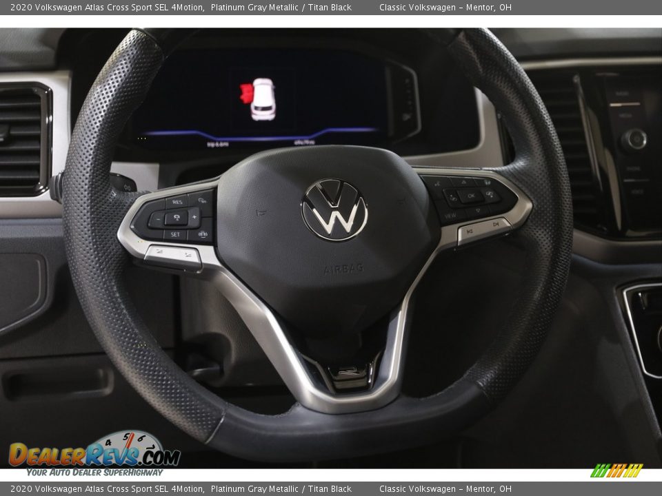 2020 Volkswagen Atlas Cross Sport SEL 4Motion Steering Wheel Photo #7