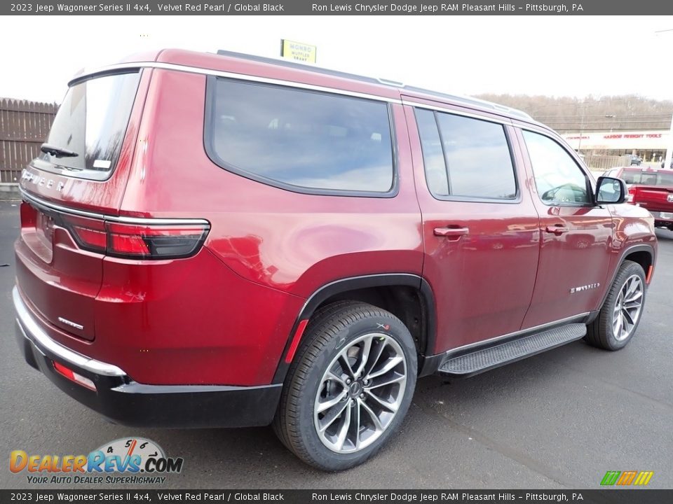 2023 Jeep Wagoneer Series II 4x4 Velvet Red Pearl / Global Black Photo #6