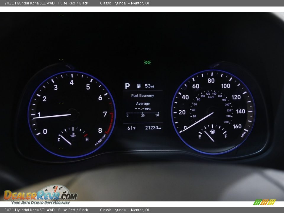2021 Hyundai Kona SEL AWD Pulse Red / Black Photo #8