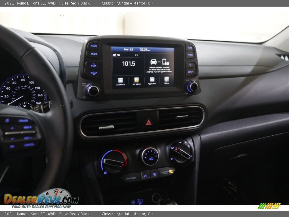 2021 Hyundai Kona SEL AWD Pulse Red / Black Photo #9