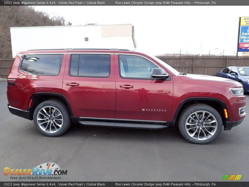 Velvet Red Pearl 2023 Jeep Wagoneer Series II 4x4 Photo #7