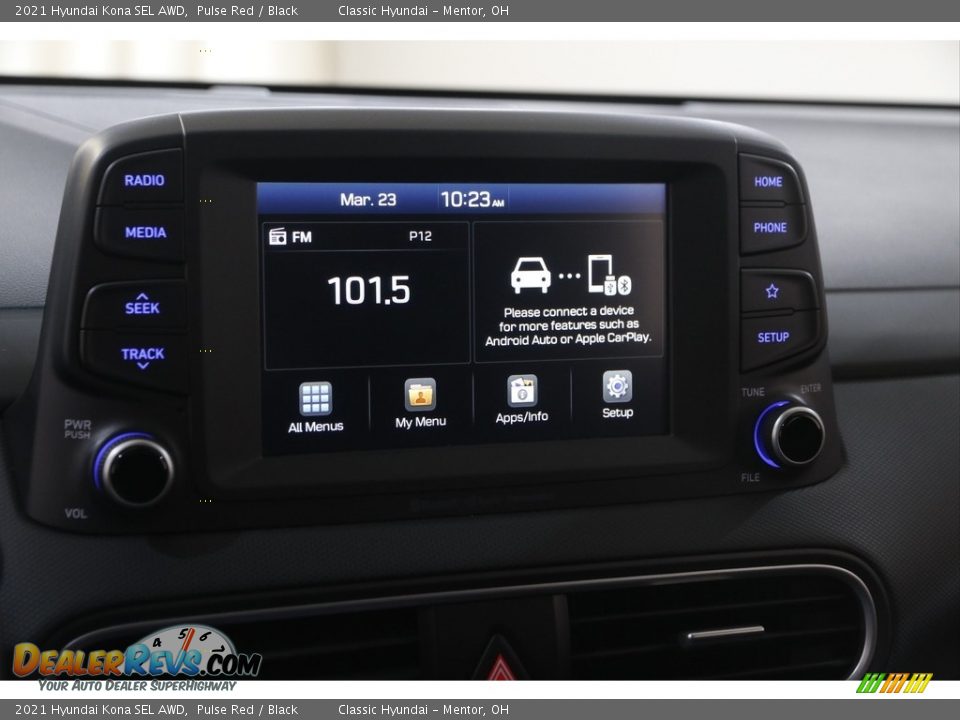 2021 Hyundai Kona SEL AWD Pulse Red / Black Photo #10