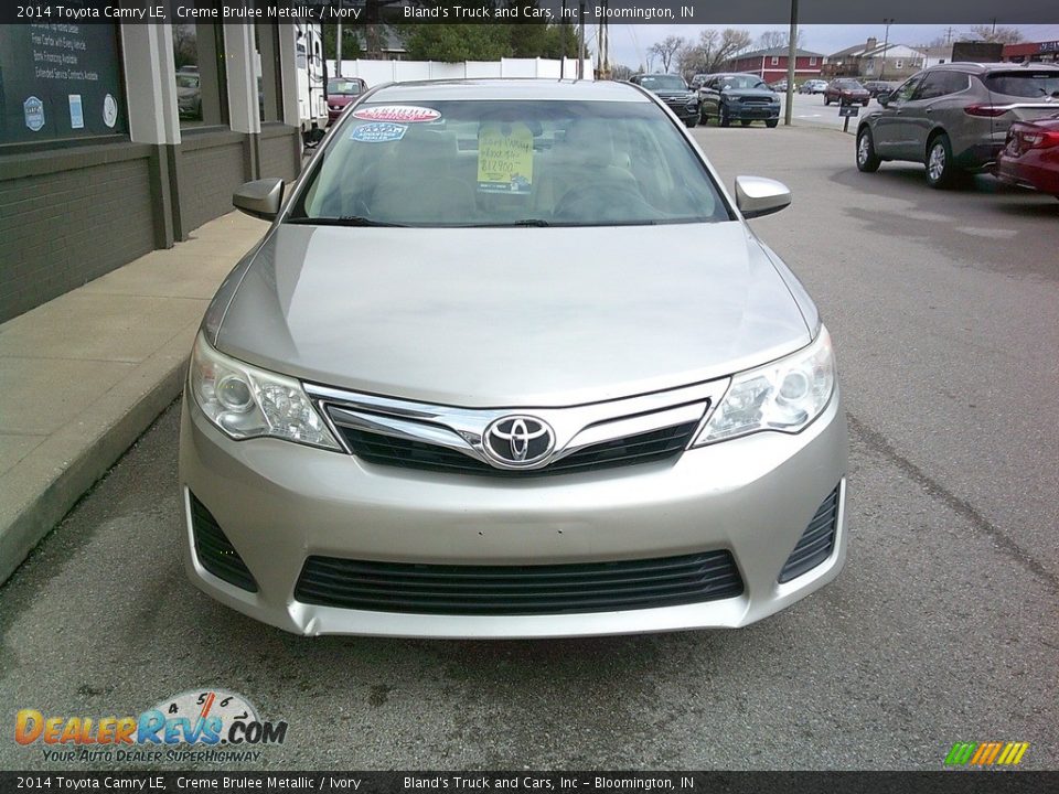 2014 Toyota Camry LE Creme Brulee Metallic / Ivory Photo #6