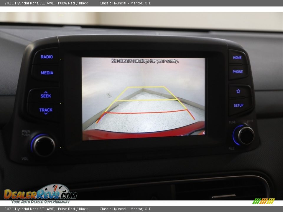 2021 Hyundai Kona SEL AWD Pulse Red / Black Photo #11