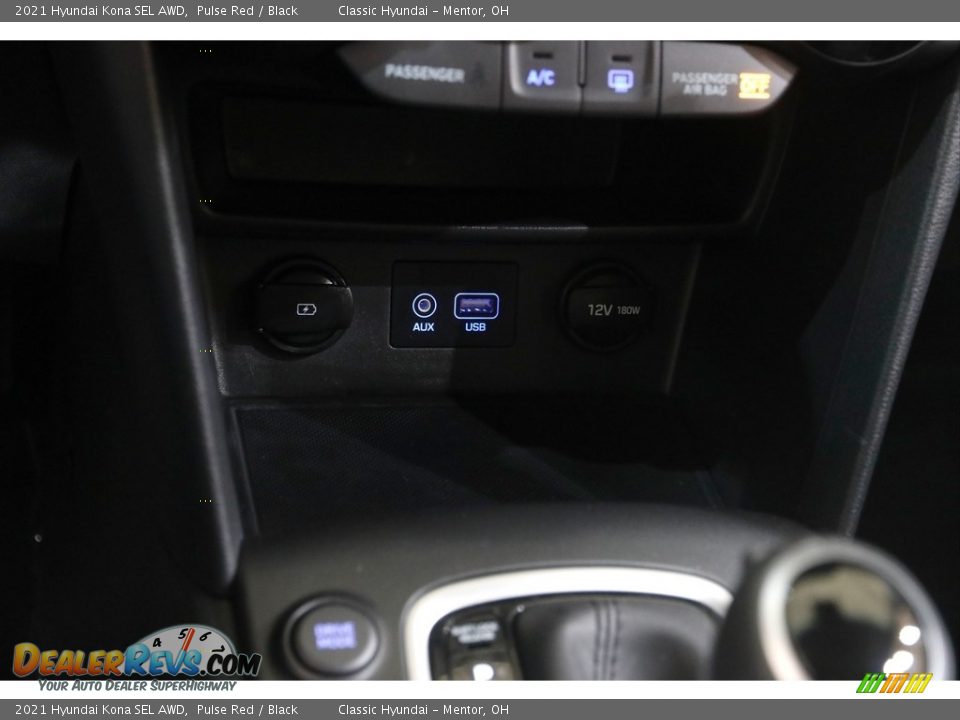 2021 Hyundai Kona SEL AWD Pulse Red / Black Photo #12