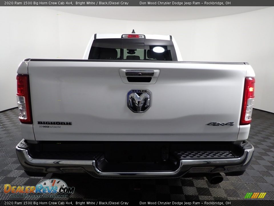 2020 Ram 1500 Big Horn Crew Cab 4x4 Bright White / Black/Diesel Gray Photo #7