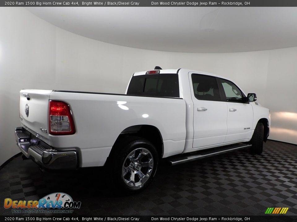 2020 Ram 1500 Big Horn Crew Cab 4x4 Bright White / Black/Diesel Gray Photo #9