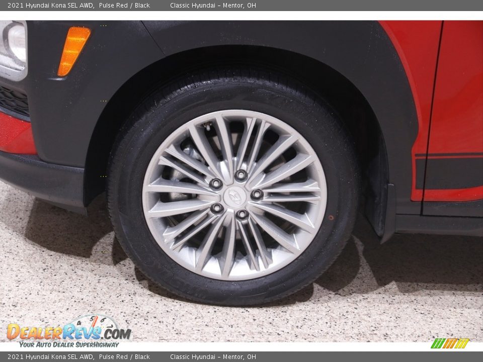 2021 Hyundai Kona SEL AWD Pulse Red / Black Photo #19