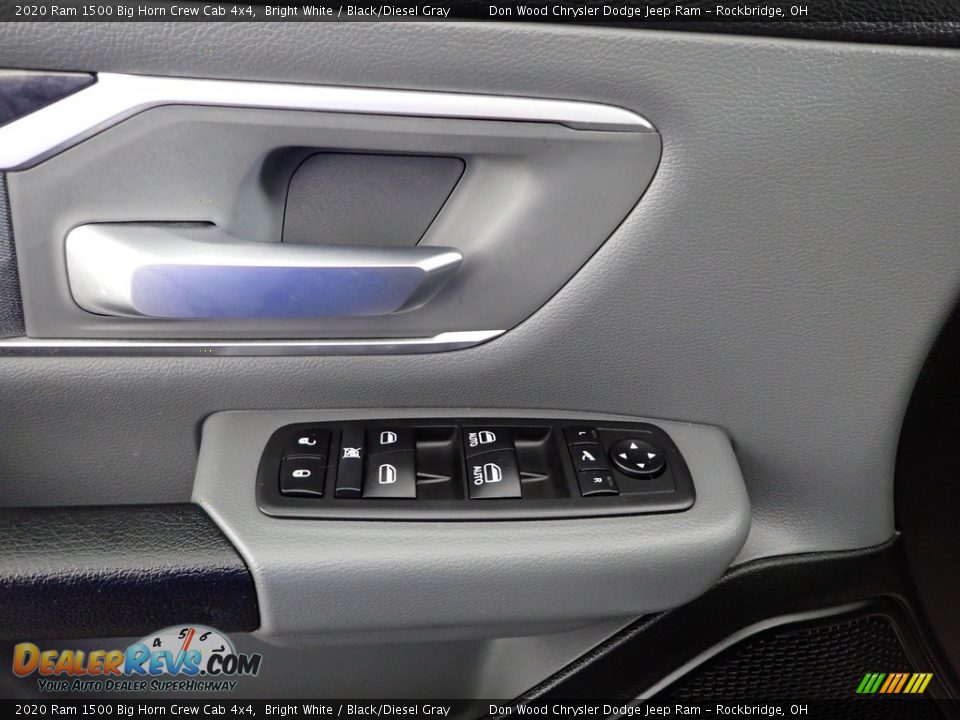 2020 Ram 1500 Big Horn Crew Cab 4x4 Bright White / Black/Diesel Gray Photo #11