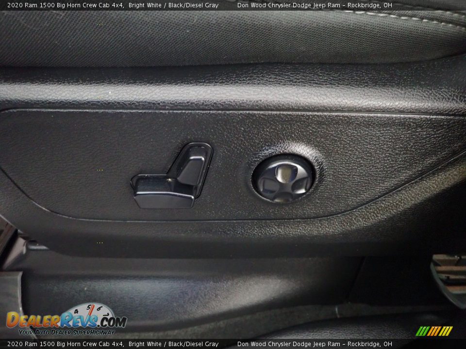 2020 Ram 1500 Big Horn Crew Cab 4x4 Bright White / Black/Diesel Gray Photo #12