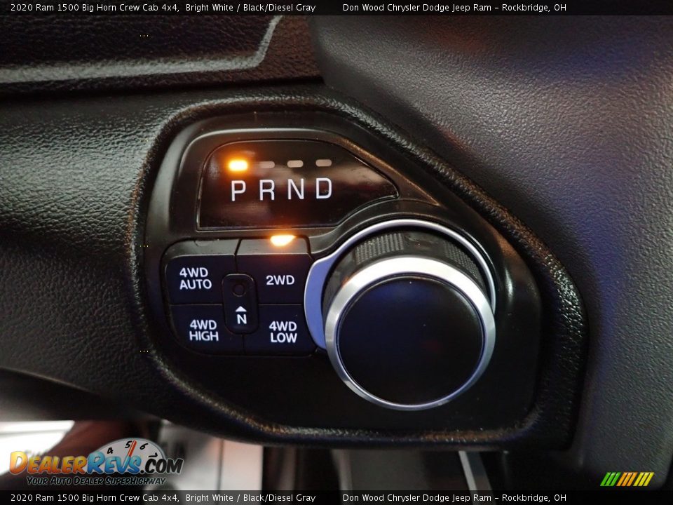 2020 Ram 1500 Big Horn Crew Cab 4x4 Bright White / Black/Diesel Gray Photo #18