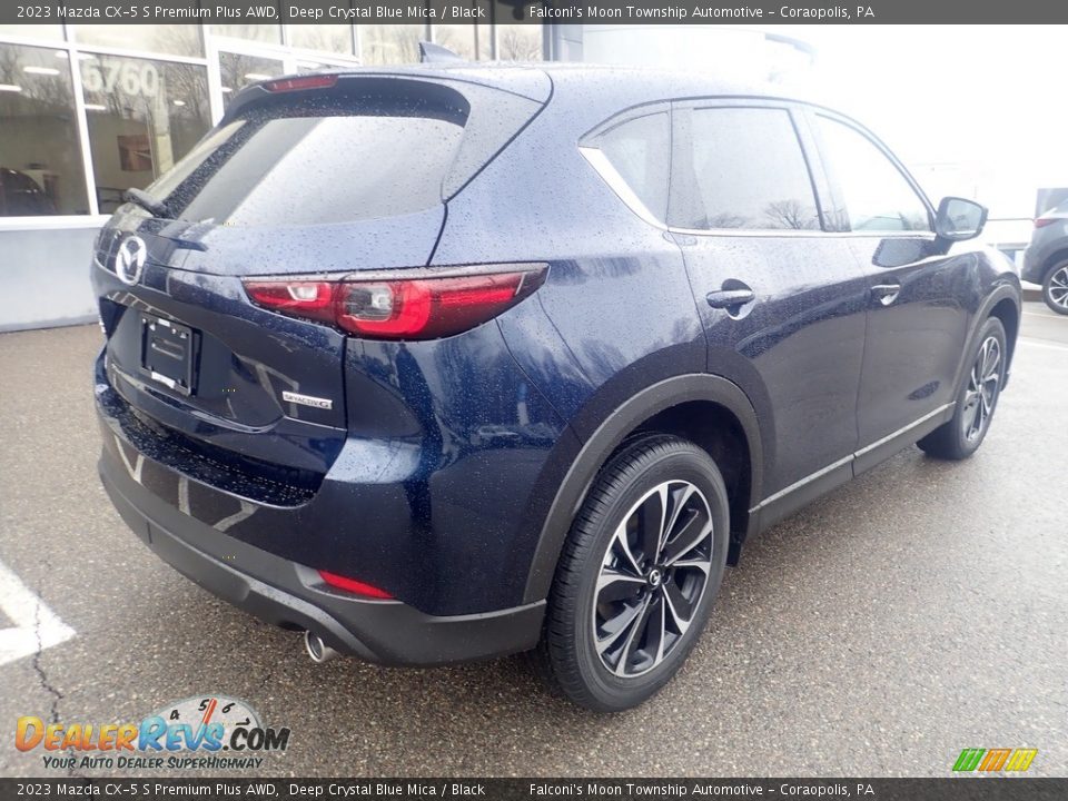 2023 Mazda CX-5 S Premium Plus AWD Deep Crystal Blue Mica / Black Photo #2