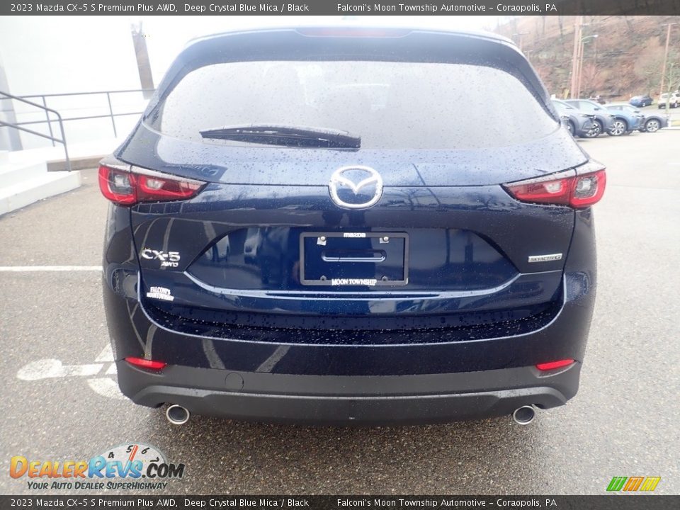2023 Mazda CX-5 S Premium Plus AWD Deep Crystal Blue Mica / Black Photo #3